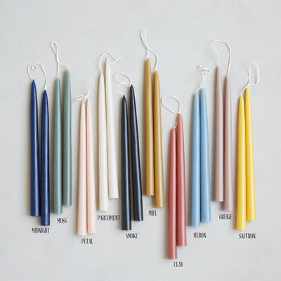 12" Taper Candles (Various Colors)