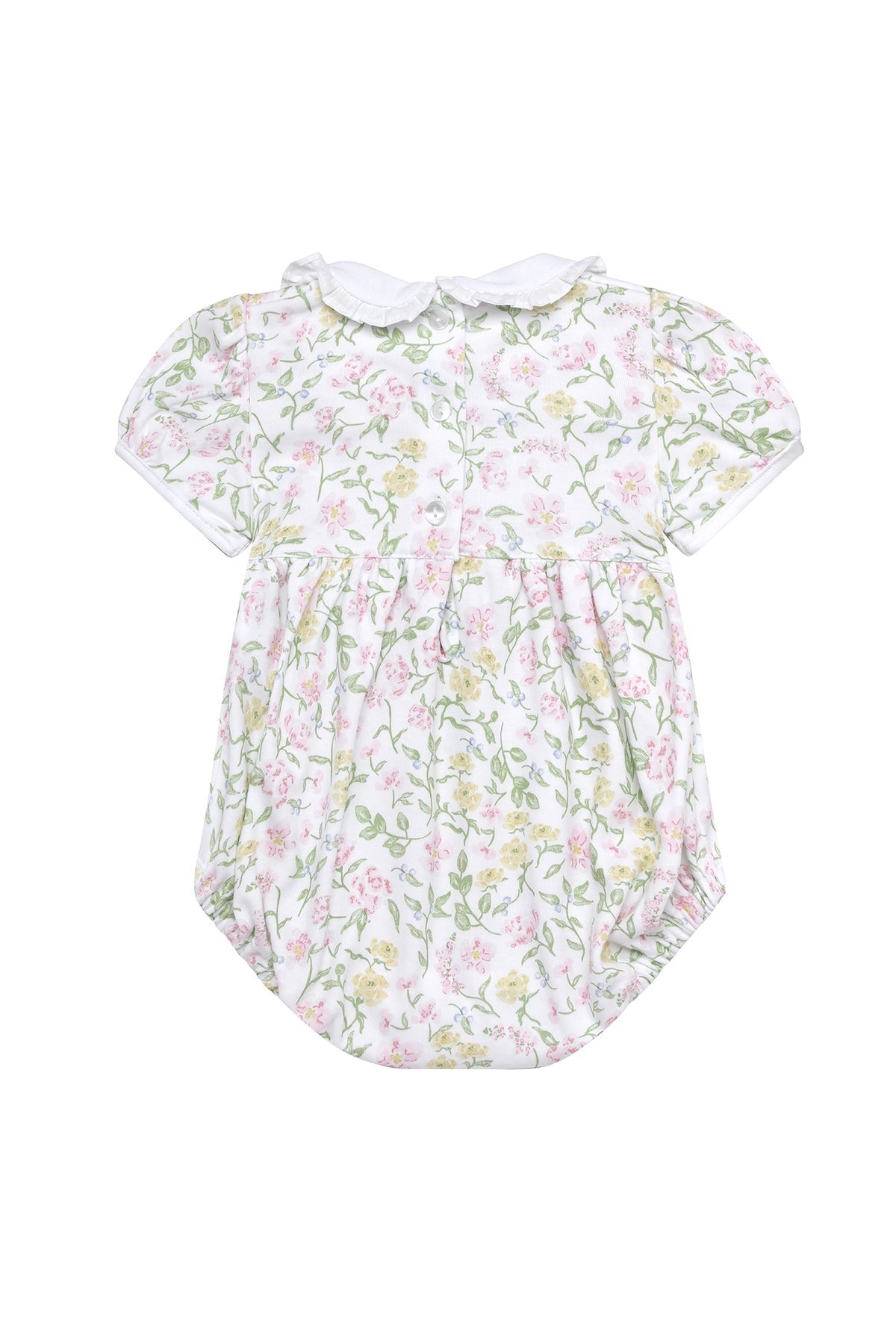 Berry Wildflower Smocked Bubble