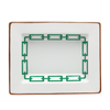 Catene Rectangle Tray - Smeraldo