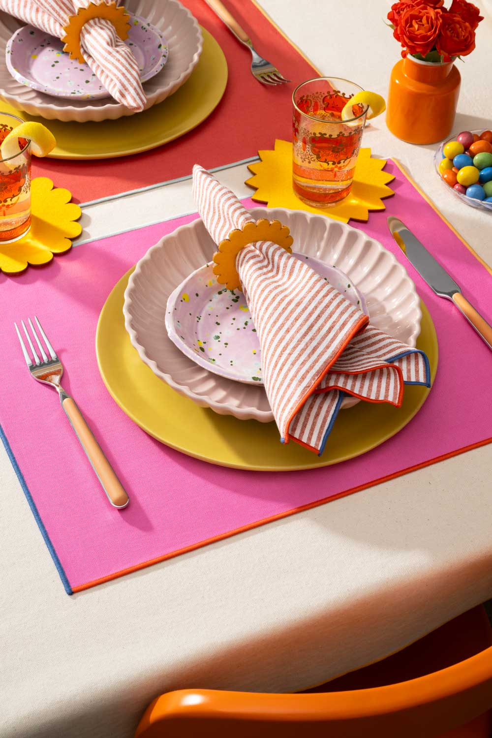 Carnival Stripe Napkin Set