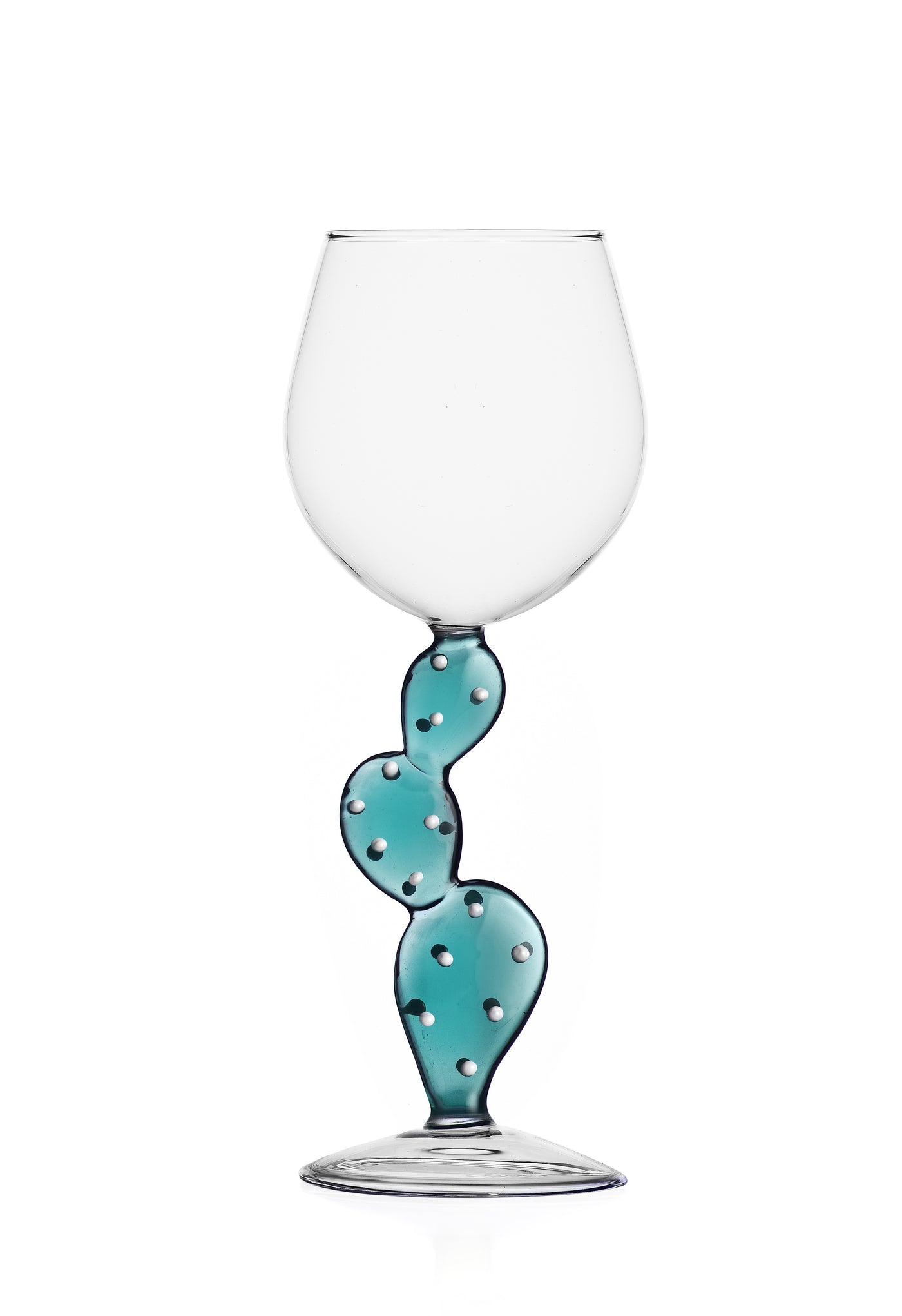 Cactus Wine Glass (Various Colors)
