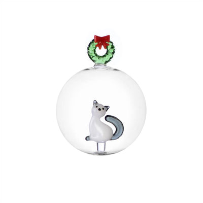 Glass Christmas Characters Ornaments (Various Styles)