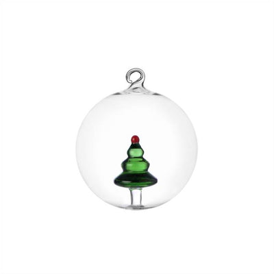 Glass Christmas Characters Ornaments (Various Styles)