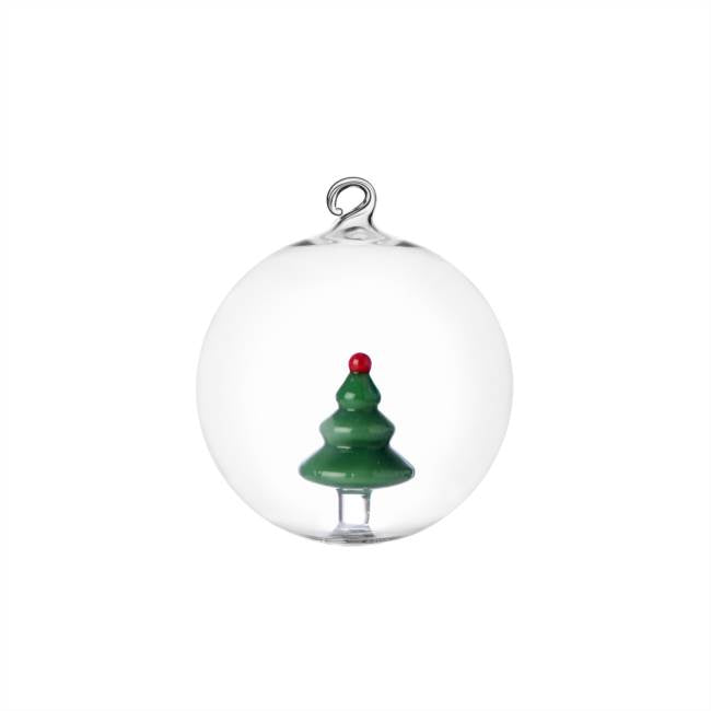 Glass Christmas Characters Ornaments (Various Styles)