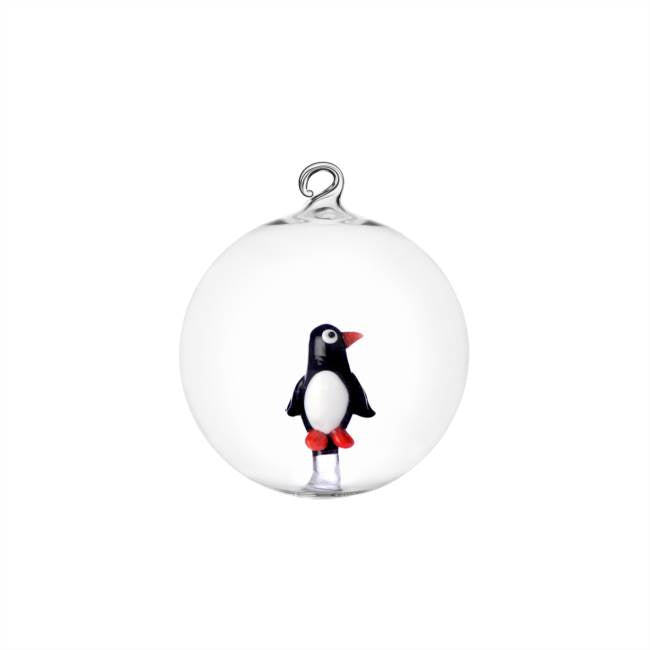 Glass Christmas Characters Ornaments (Various Styles)