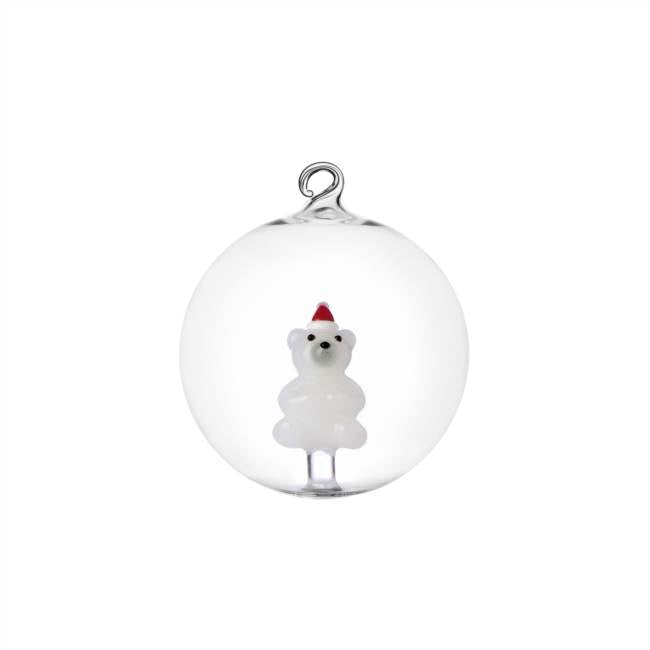 Glass Christmas Characters Ornaments (Various Styles)