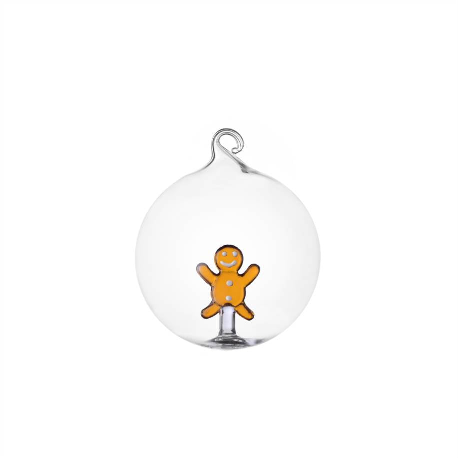 Glass Christmas Characters Ornaments (Various Styles)