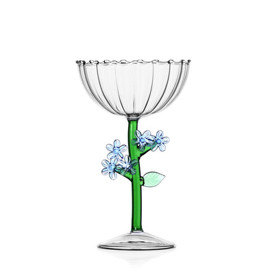 Floral Champagne Coupe (Various Styles)