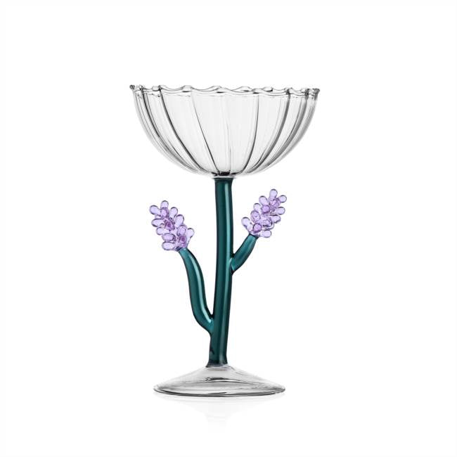 Lavender Champagne Coupe