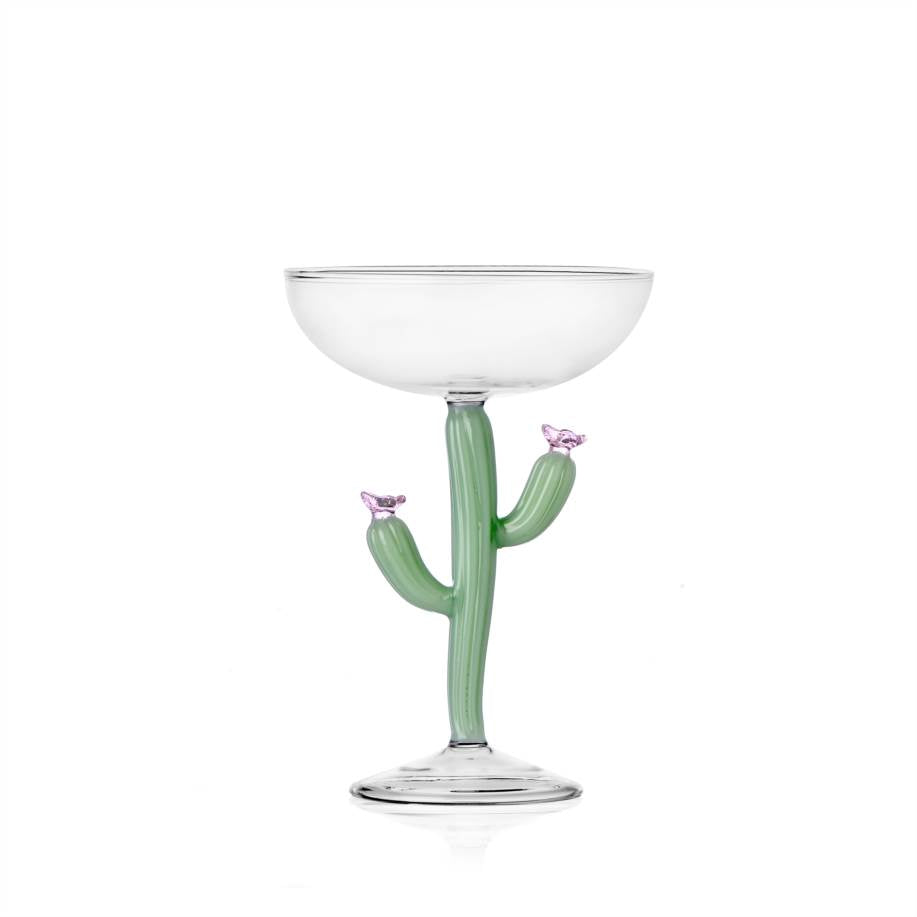 Desert Plant Cactus Champagne Coupe