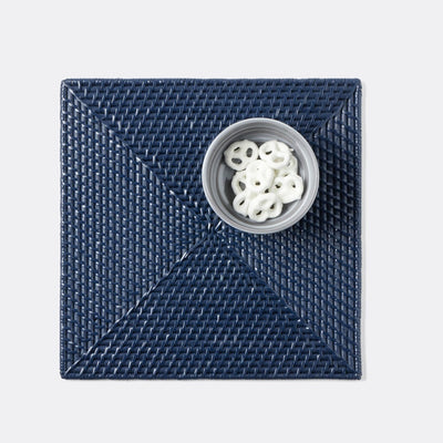 Brianne Polished Rattan Placemat - Square