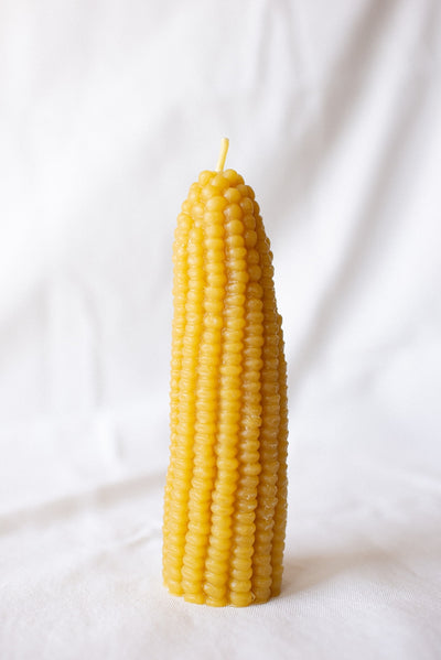 Beeswax Corn Candle (Various Colors)