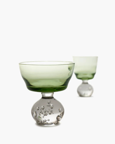 Medium Green Eternal Snow Glass