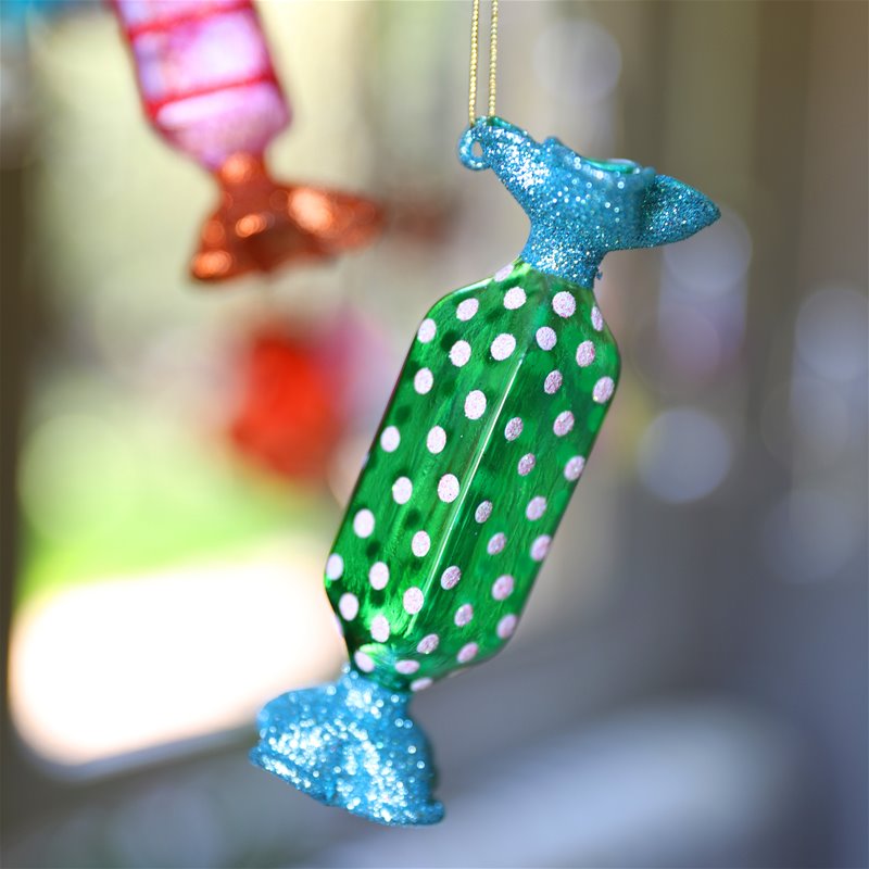 Glass Candy Ornaments (Various Styles)