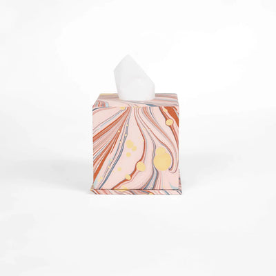 Marbled Tissue Box (Various Colors)