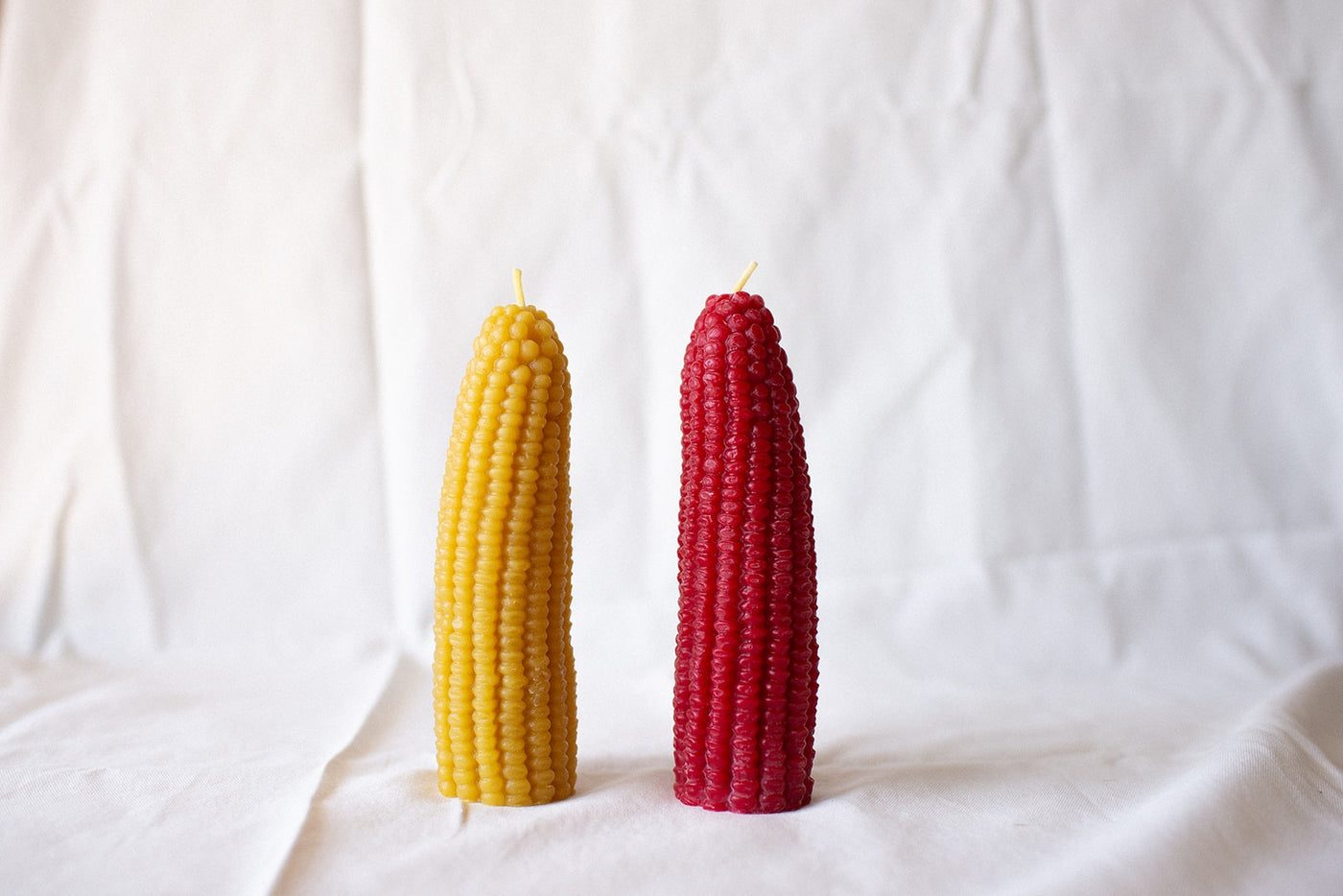 Beeswax Corn Candle (Various Colors)