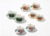 Pine Green Nettuno Tea Set