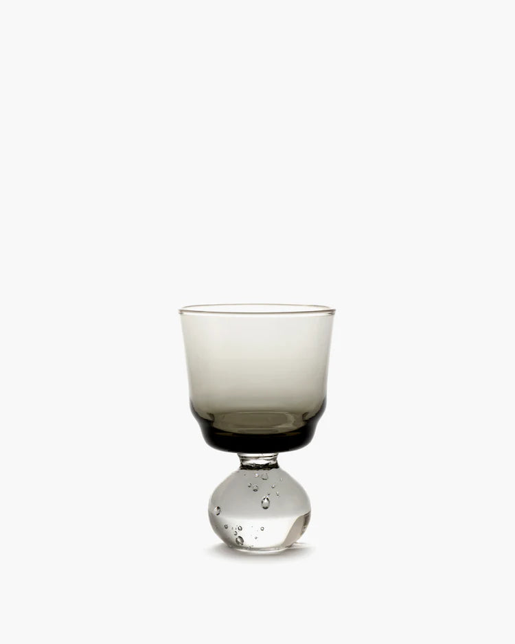 Small Grey Eternal Snow Glass