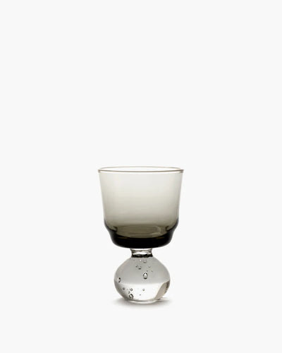 Small Grey Eternal Snow Glass