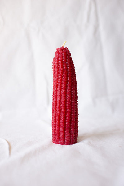 Beeswax Corn Candle (Various Colors)