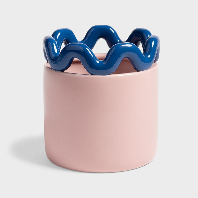 Wavy Pink Planter