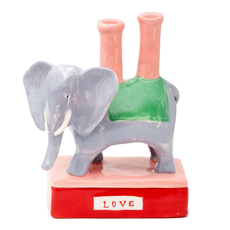 Elephant Candleholder and Box