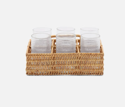 Rattan Glassware Holder