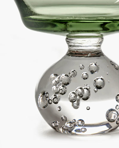 Medium Green Eternal Snow Glass