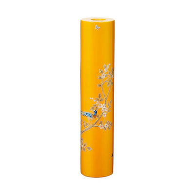 Chinoiserie Candle Stick in Yellow