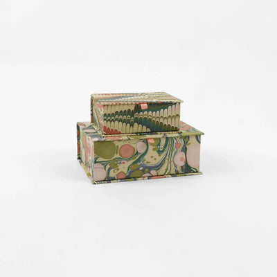 Marbled Keepsake Box (Set of 2)