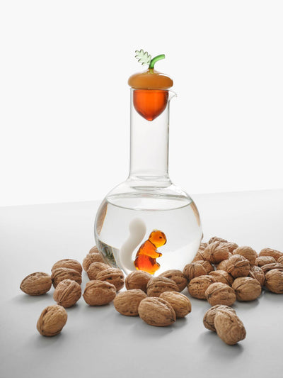 Acorn and Squirrel Carafe