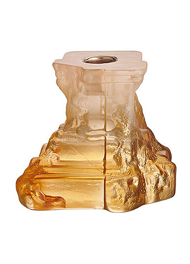 Amber Haze Rocky Baroque Candlestick