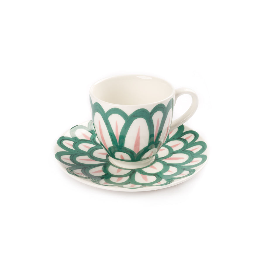 Symi Coffee Cup & Saucer (Various Colors)