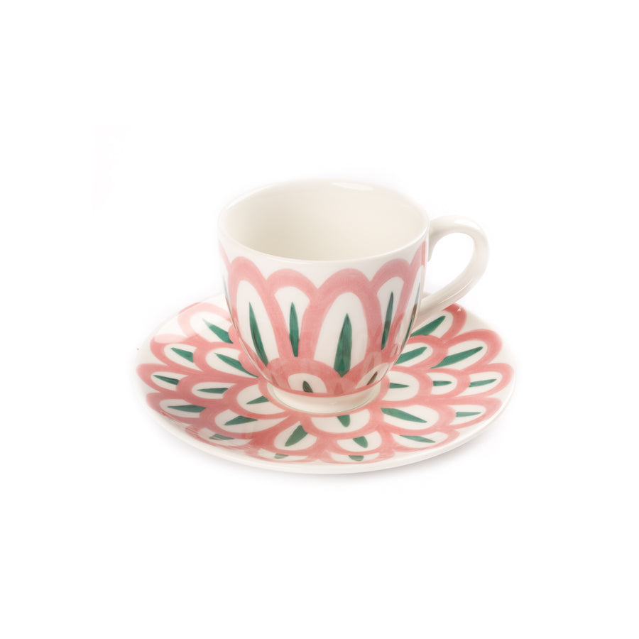 Symi Coffee Cup & Saucer (Various Colors)