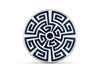 Labirinto Round Box - Zaffiro