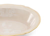Oriente Italiano Oval Bowl in Meringa