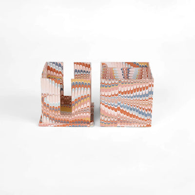 Marbled Tissue Box (Various Colors)