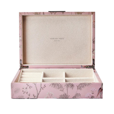 Large Pink Chinoiserie Jewelry Box