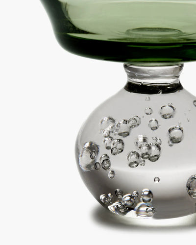 Small Green Eternal Snow Glass