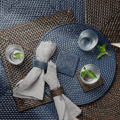 Brianne Polished Rattan Placemat - Square