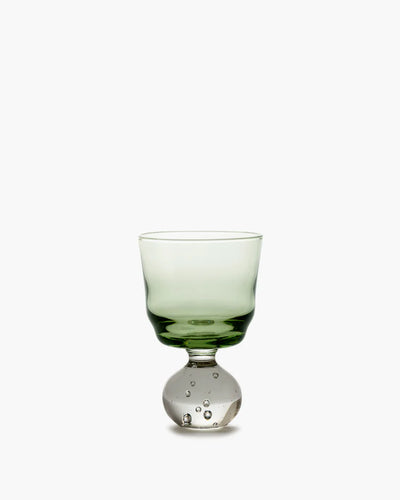 Small Green Eternal Snow Glass