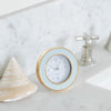 Powder Blue & Gold Alarm Clock