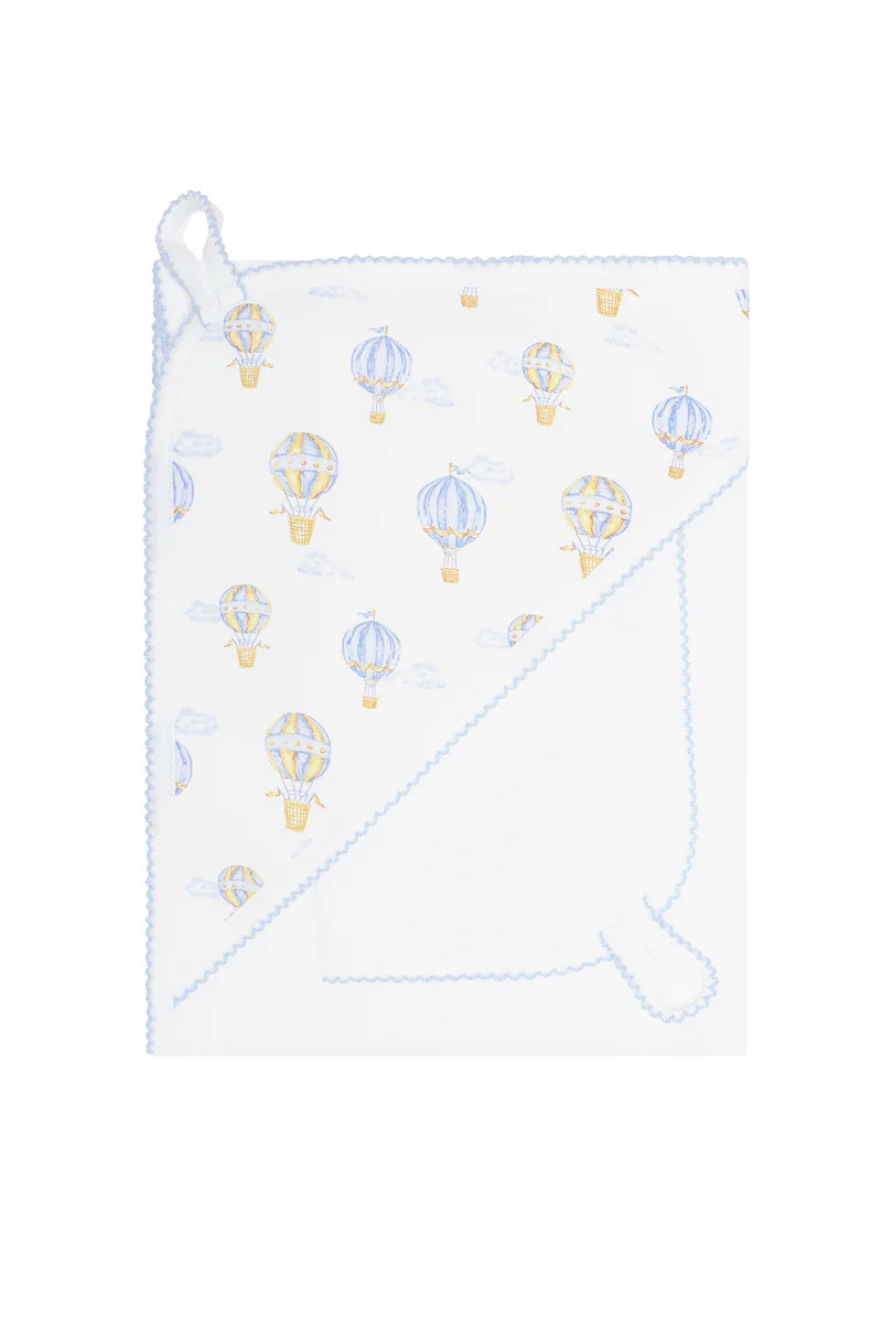 Blue Balloons Towel Set