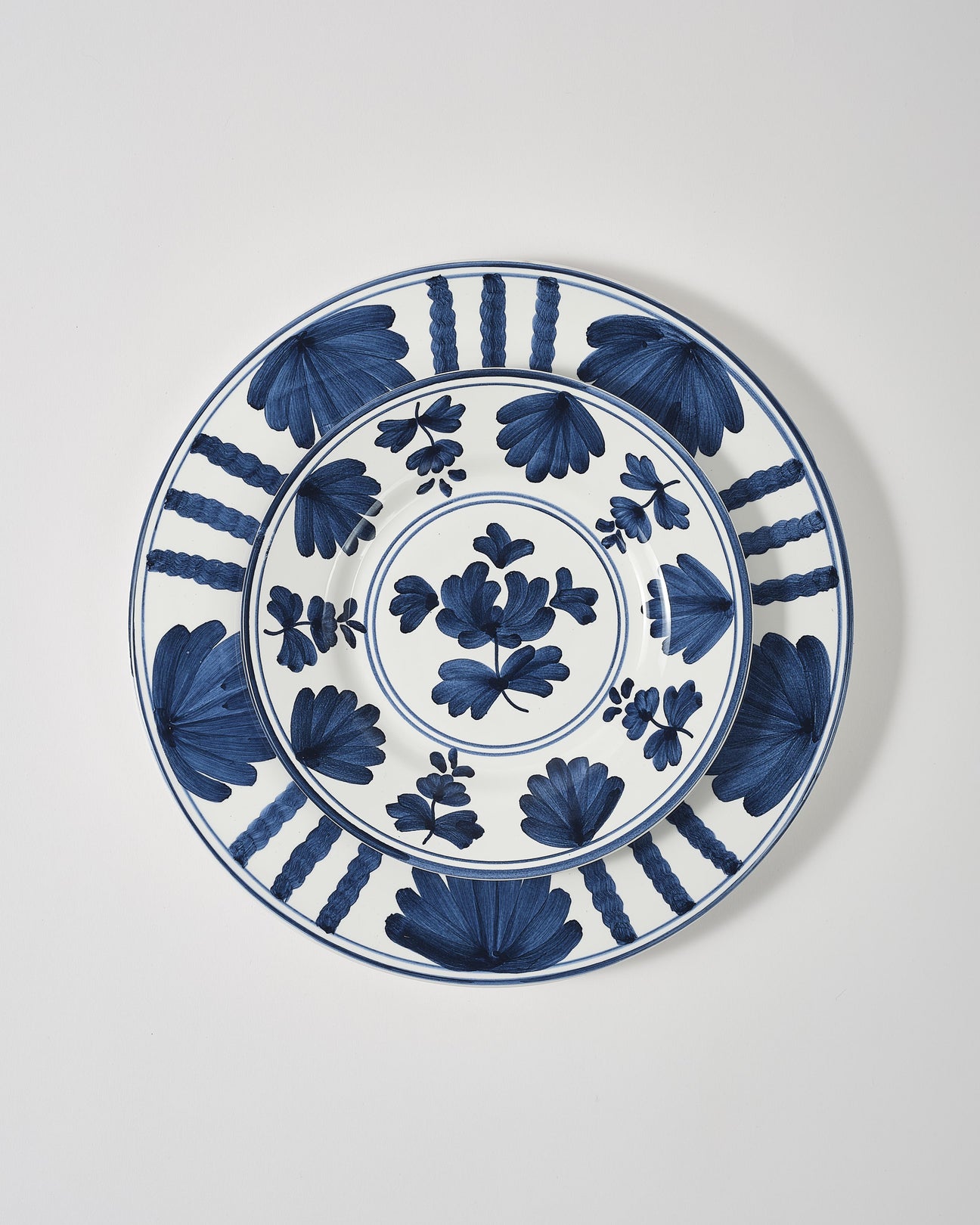 Blossom Dessert Plate - Midnight Blue
