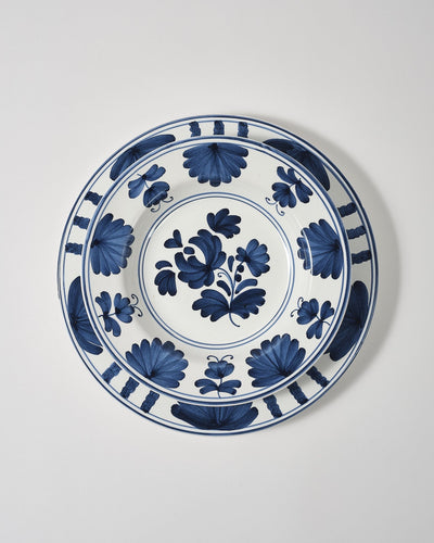 Blossom Soup Plate - Midnight Blue