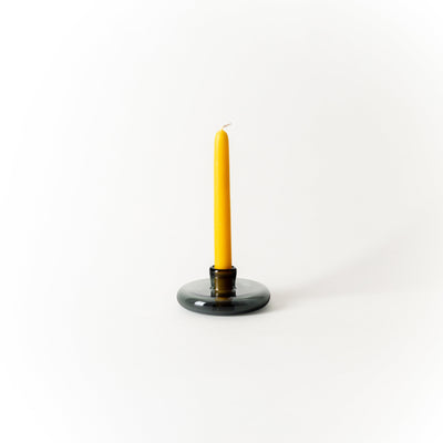 Hand Blown Candle Holder (Various Colors)