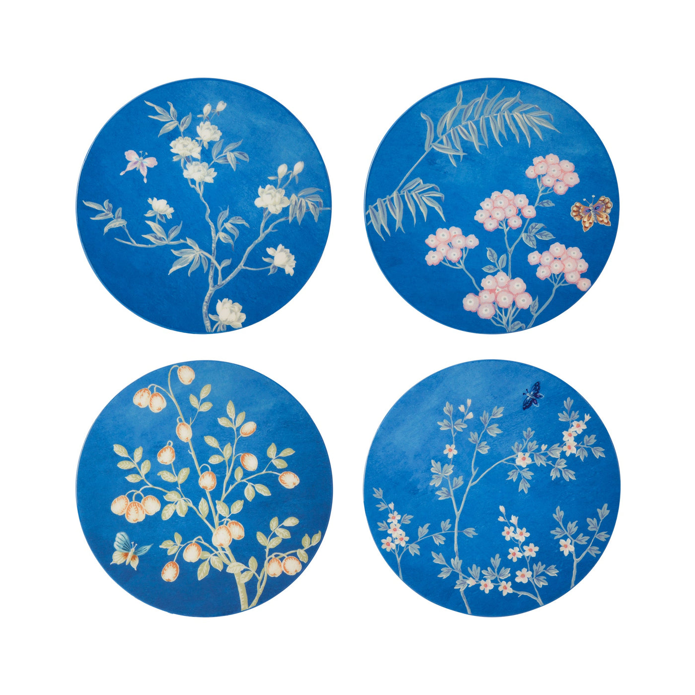 Chinoiserie Coaster Set (Various Colors)