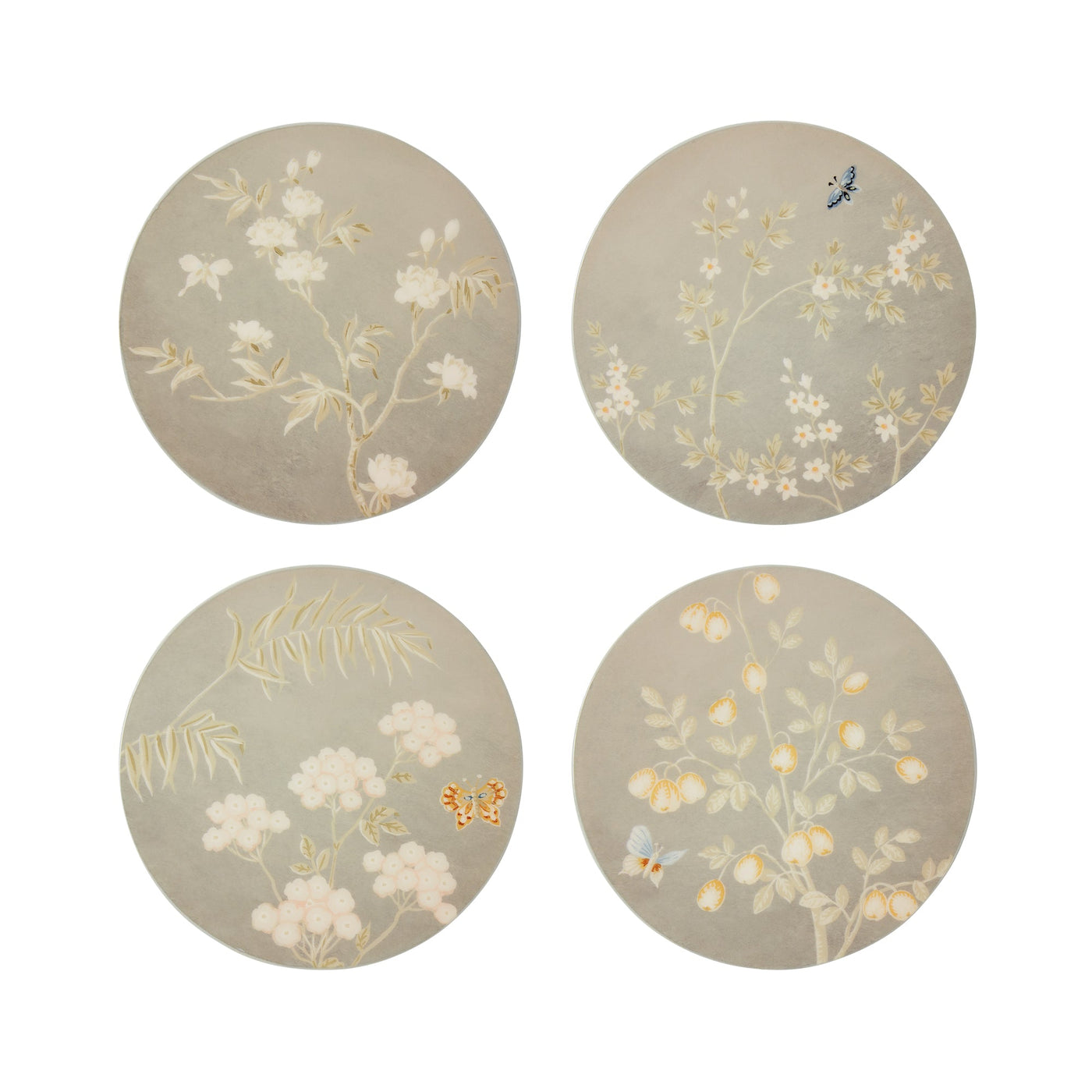 Chinoiserie Coaster Set (Various Colors)