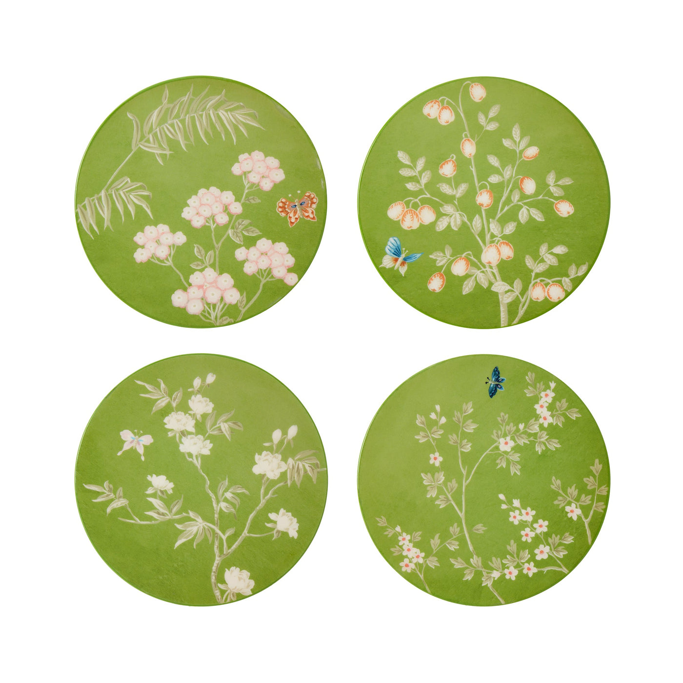 Chinoiserie Coaster Set (Various Colors)