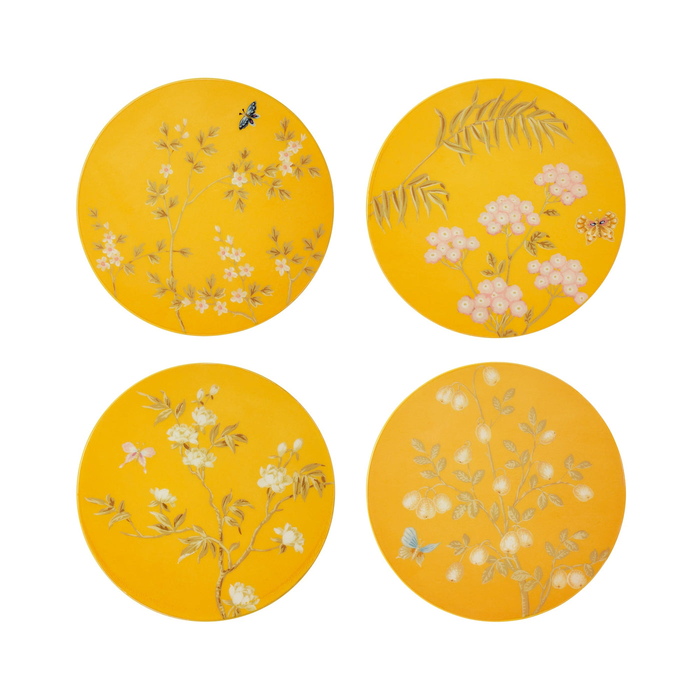 Chinoiserie Coaster Set (Various Colors)